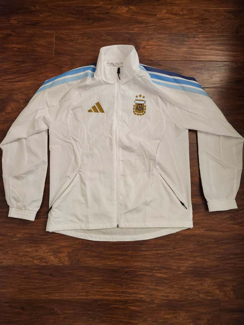 Adidas Argentina Home Anthem Jacket White